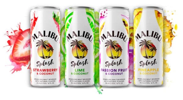 malibu rum splash