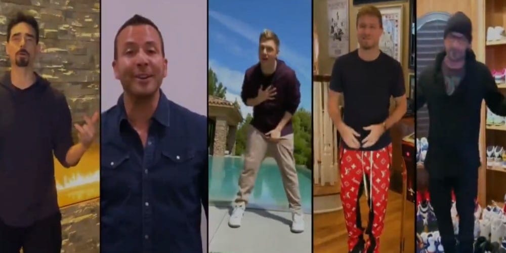 The Backstreet Boys Sang ‘I Want It That Way’ From Their Separate Homes And It Was So Good