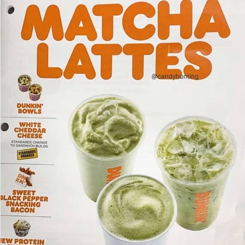 Dunkin’ Donuts Is Apparently Selling Matcha Lattes And ‘Snacking Bacon’ From Next Month