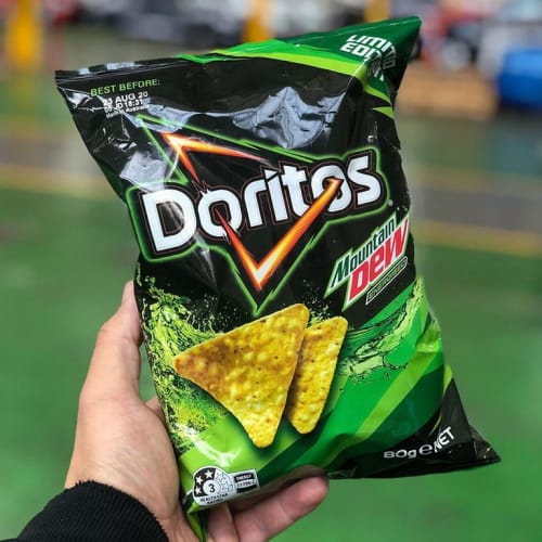 Mountain Dew-Flavored Doritos Exist To Change The Snack Game For Good