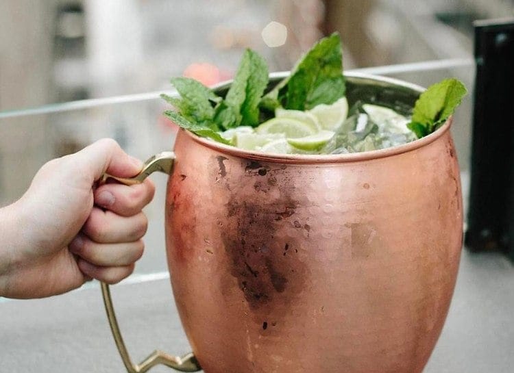 You Can Order A 10-Pound Moscow Mule That Fits A Whole Bottle Of Vodka