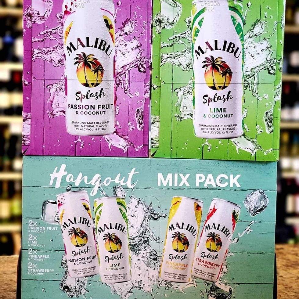 Malibu Rum Just Released Splash Coconut Drinks, So Summer Has Come Early