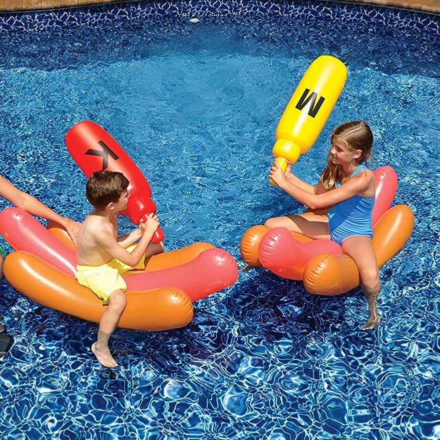 inflatable food pool float