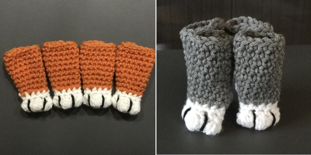 These Handmade Cat Paw Chair Socks Will Make Sure Your Floors