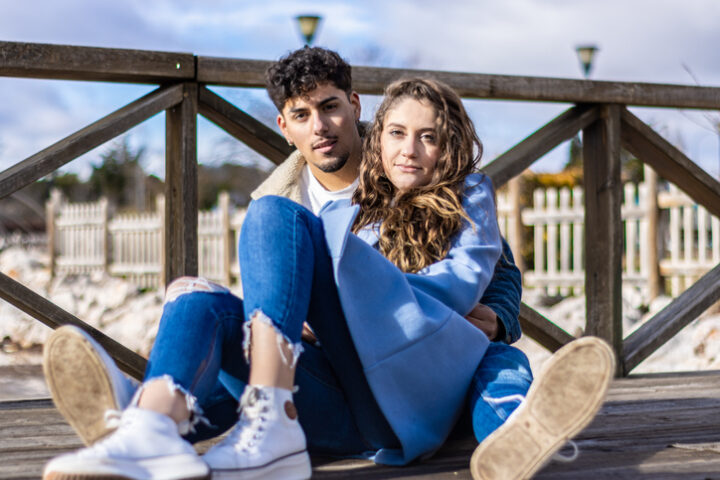 young couple in love